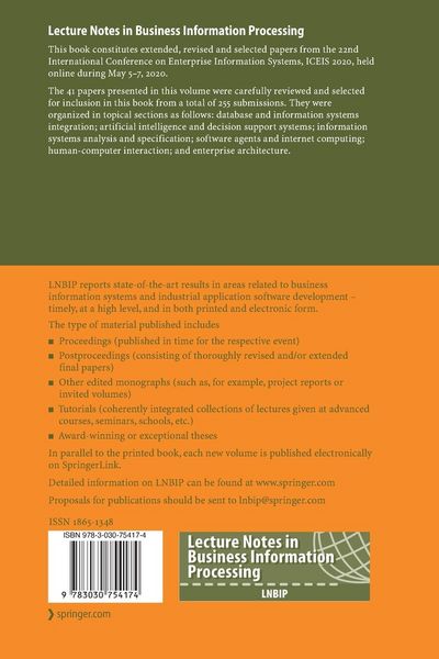 Produktbild: Enterprise Information Systems