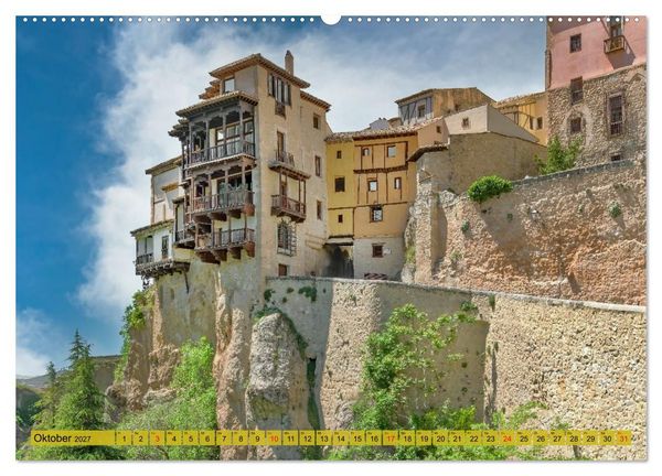Produktbild: Die h&auml;ngenden H&auml;user von Cuenca (hochwertiger Premium Wandkalender 2027 DIN A2 quer), Kunstdruck in Hochglanz