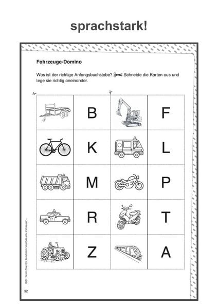Produktbild: Kita Sprachstark: Vorschule aktiv Fahrzeuge