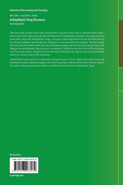 Produktbild: Antiepileptic Drug Discovery