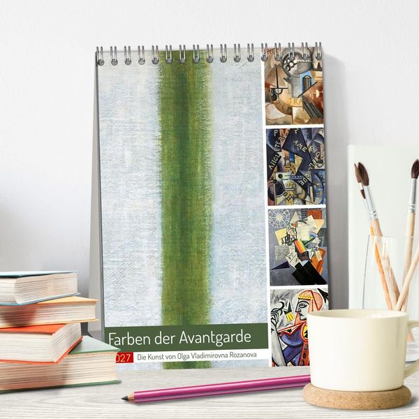 Produktbild: Farben der Avantgarde (Tischkalender 2027 DIN A5 hoch), CALVENDO Monatskalender