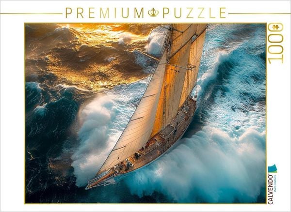 CALVENDO Puzzle Sich dem Wetter stellen | 1000 Teile Lege-Größe 64x48cm Foto-Puzzle für glückliche Stunden