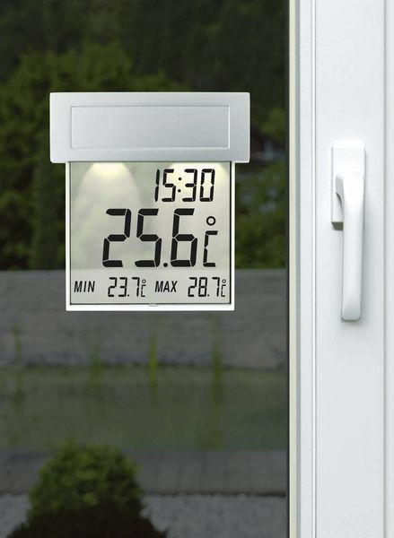 Produktbild: TFA Dostmann Vision Solar Thermometer Silber 30.1035