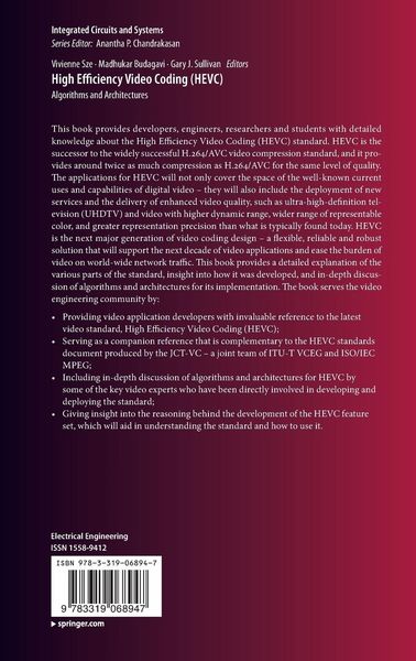 Produktbild: High Efficiency Video Coding (HEVC)