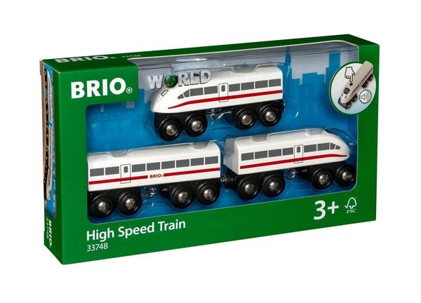 BRIO Schnellzug mit Sound, 3-teilig, Transport Verkehr