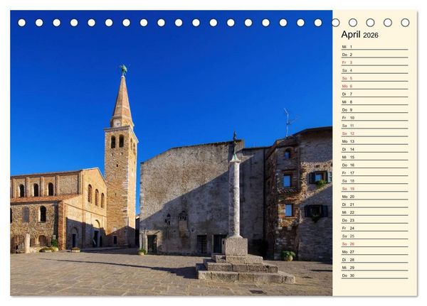 Produktbild: Friaul-Julisch Venetien - Italiens sch&ouml;ner Nordosten (Tischkalender 2026 DIN A5 quer), CALVENDO Monatskalender