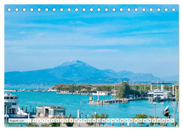 Produktbild: Traumziel am Gardasee. Peschiera del Garda (Tischkalender 2026 DIN A5 quer), CALVENDO Monatskalender