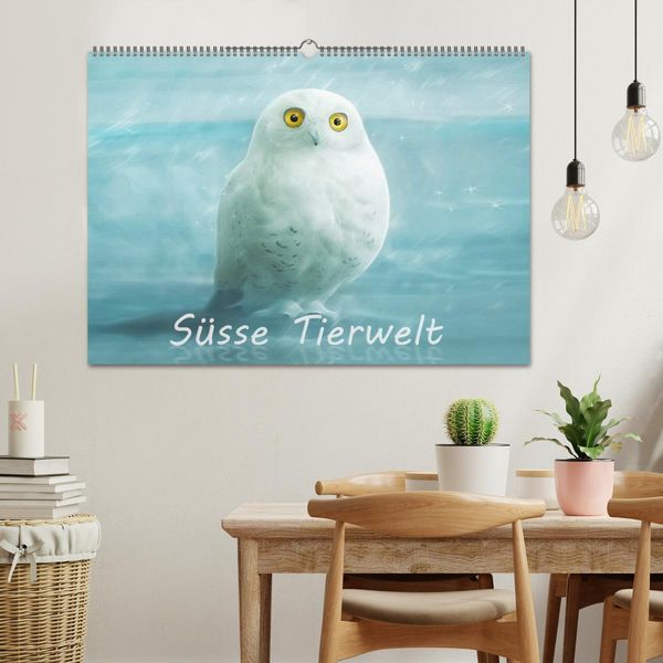 Produktbild: S&uuml;sse Tierwelt / CH-Version / Geburtstagskalender (Wandkalender 2026 DIN A2 quer), CALVENDO Monatskalender