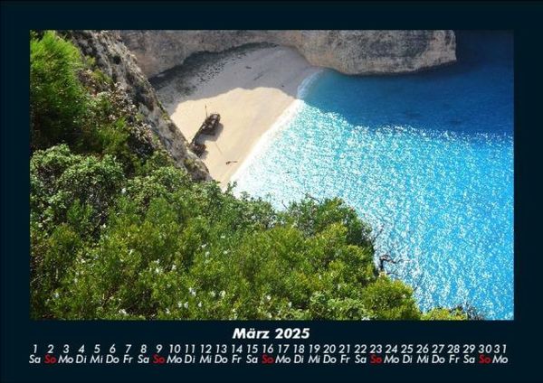 Produktbild: Str&auml;nde der Welt 2025 Fotokalender DIN A5