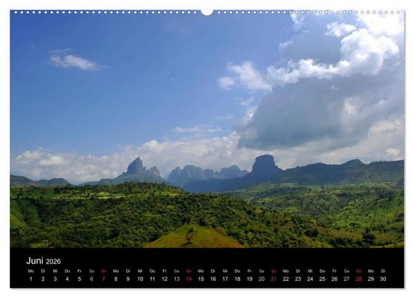 Produktbild: &Auml;thiopien Impressionen (Wandkalender 2026 DIN A2 quer), CALVENDO Monatskalender