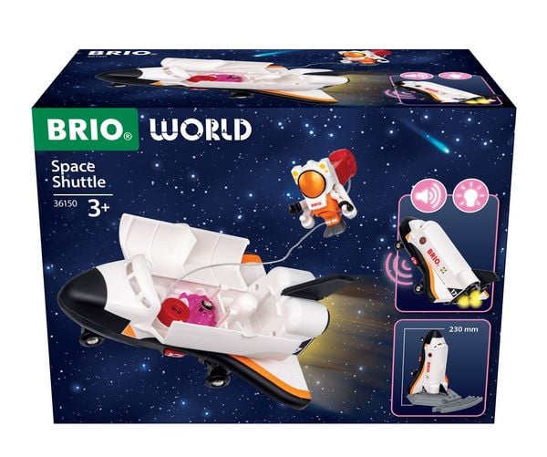 Produktbild: BRIO World 36150 Space Shuttle - gro&szlig;es BRIO World Space Shuttle - zauberhaftes Geschenk f&uuml;r Kinder ab 3 Jahren
