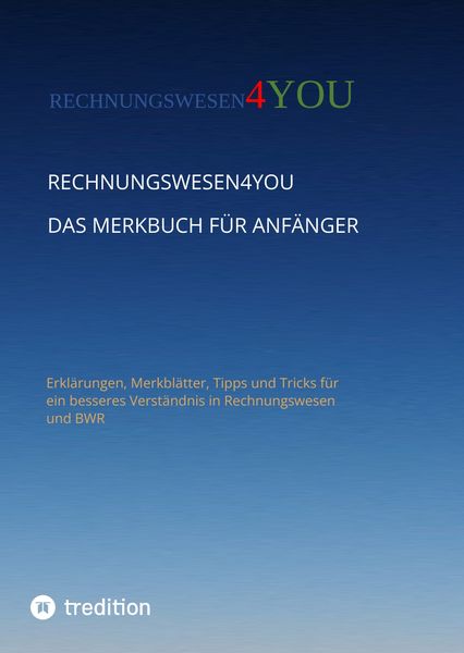 Produktbild: Rechnungswesen4you - Das Merkbuch f&uuml;r Anf&auml;nger