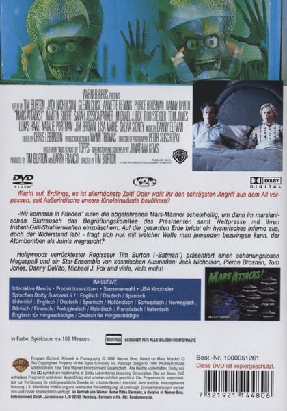 Produktbild: Mars Attacks