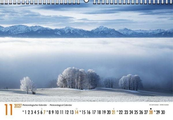 Produktbild: Meteorologischer Kalender 2027 Meteorological Calendar