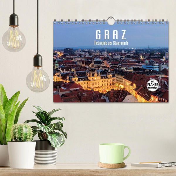 Produktbild: Graz - Metropole der Steiermark (Wandkalender 2026 DIN A4 quer), CALVENDO Monatskalender