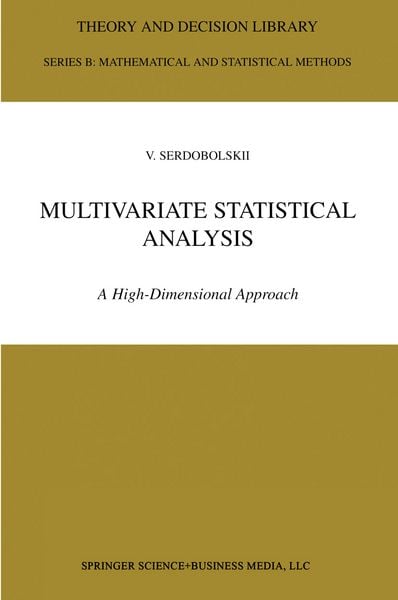 Produktbild: Multivariate Statistical Analysis