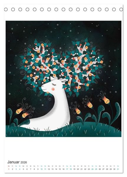 Produktbild: SAVE OUR TREES - B&auml;ume bedeuten Leben (Tischkalender 2026 DIN A5 hoch), CALVENDO Monatskalender
