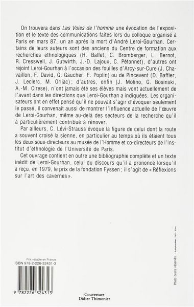Produktbild: Andre leroi gourhan ou les voies