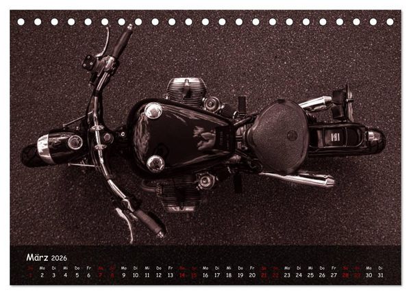 Produktbild: Custombikes 2026 (Tischkalender 2026 DIN A5 quer), CALVENDO Monatskalender