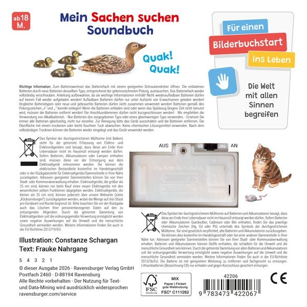 Produktbild: H&ouml;r mal hin - Sachen suchen, Sachen h&ouml;ren: Tierkinder