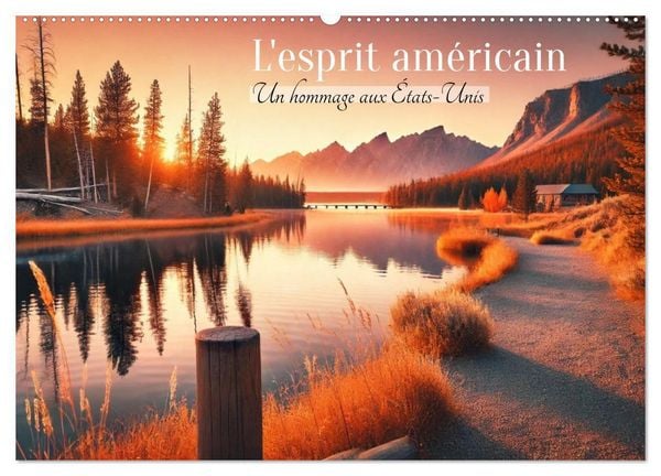 L'esprit américain - Un hommage aux États-Unis. (Calendrier mural 2026 DIN A2 vertical), CALVENDO calendrier mensuel