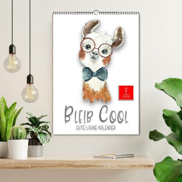Produktbild: Bleib cool - Gute-Laune-Kalender (Wandkalender 2026 DIN A2 hoch), CALVENDO Monatskalender