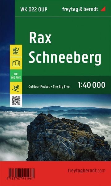 Produktbild: freytag & berndt Wanderkarte WK 022 OUP Rax - Schneeberg 1:40.000