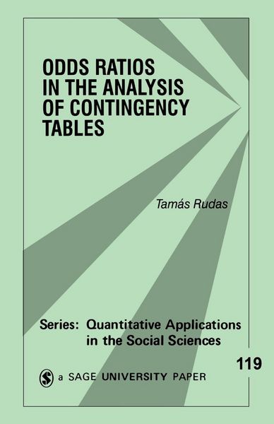 Produktbild: Odds Ratios in the Analysis of Contingency Tables