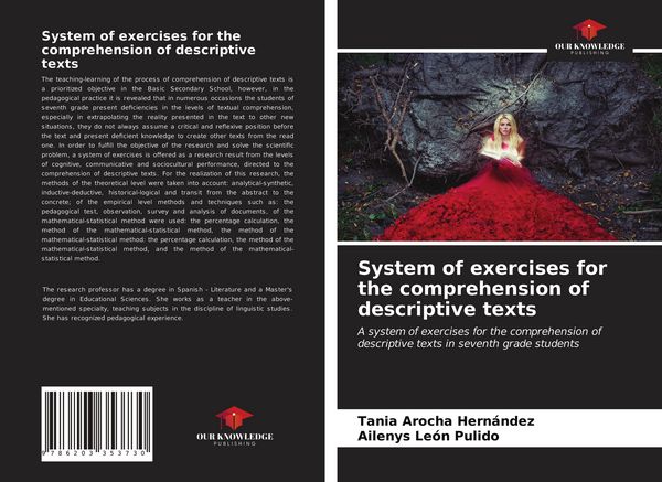 Produktbild: System of exercises for the comprehension of descriptive texts