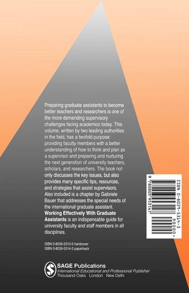 Produktbild: Working Effectively with Graduate Assistants