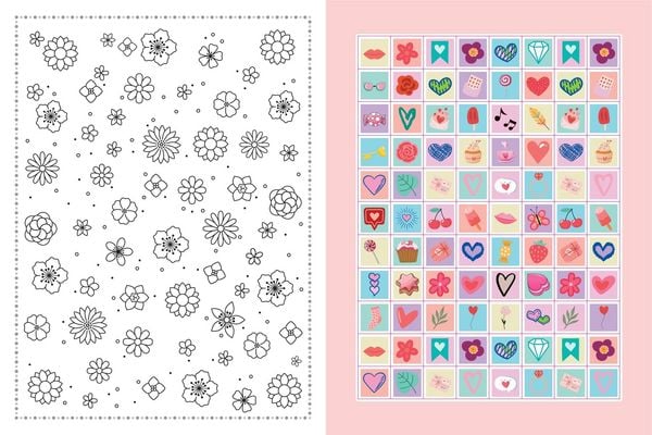Produktbild: Stickerbuch Love I &Uuml;ber 1000 Sticker