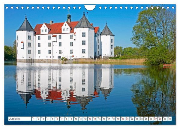 Produktbild: Burgen und Schl&ouml;sser - Zeugnisse vergangener Zeiten (Wandkalender 2026 DIN A4 quer), CALVENDO Monatskalender