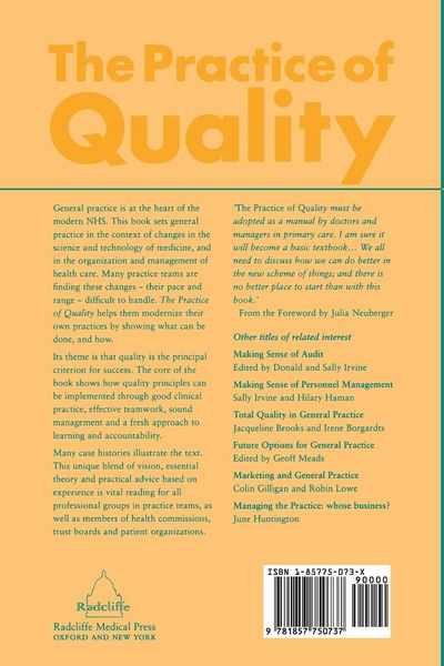 Produktbild: The Practice of Quality