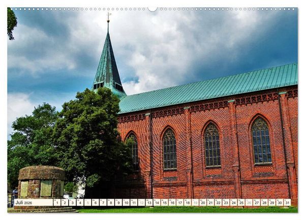 Produktbild: Rotenburg - Die bunte Stadt an der W&uuml;mme (hochwertiger Premium Wandkalender 2026 DIN A2 quer), Kunstdruck in Hochglanz