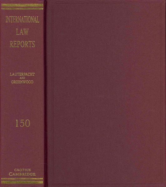 Produktbild: International Law Reports