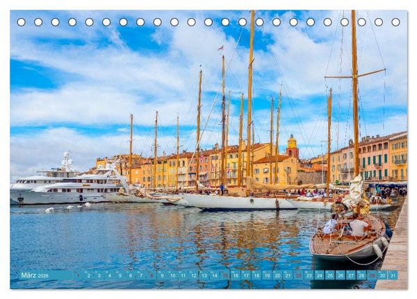Produktbild: Zauber der C&ocirc;te d'Azur (Tischkalender 2026 DIN A5 quer), CALVENDO Monatskalender