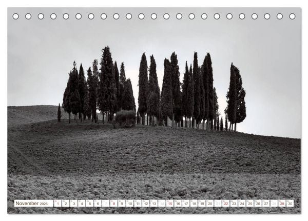 Produktbild: Toskana - Goldene Farben des toskanischen Herbstes (Tischkalender 2026 DIN A5 quer), CALVENDO Monatskalender