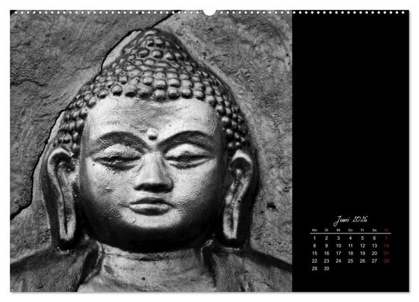 Produktbild: Worte des Buddha 2026 (hochwertiger Premium Wandkalender 2026 DIN A2 quer), Kunstdruck in Hochglanz