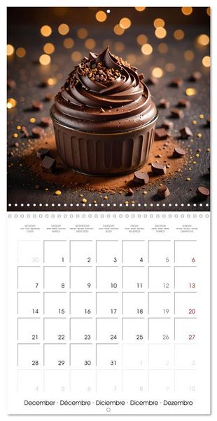 Produktbild: Dessert dreams (Wall Calendar 2026 12 &times; 12 Inch) CALVENDO 12 Month Wall Calendar