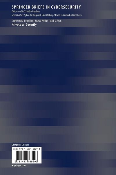 Produktbild: Privacy vs. Security