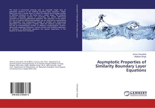 Produktbild: Asymptotic Properties of Similarity Boundary Layer Equations