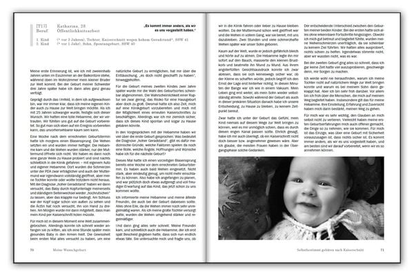 Produktbild: Meine Wunschgeburt - Selbstbestimmt geb&auml;ren nach Kaiserschnitt: Begleitbuch f&uuml;r Schwangere, ihre Partner und geburtshilfliche Fachpersonen