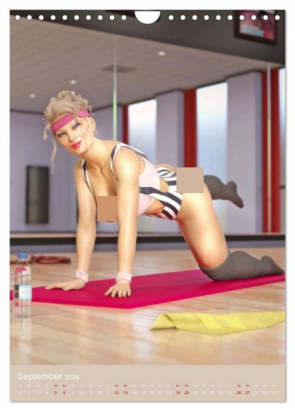 Produktbild: Pin Up Sport (Wandkalender 2026 DIN A4 hoch), CALVENDO Monatskalender