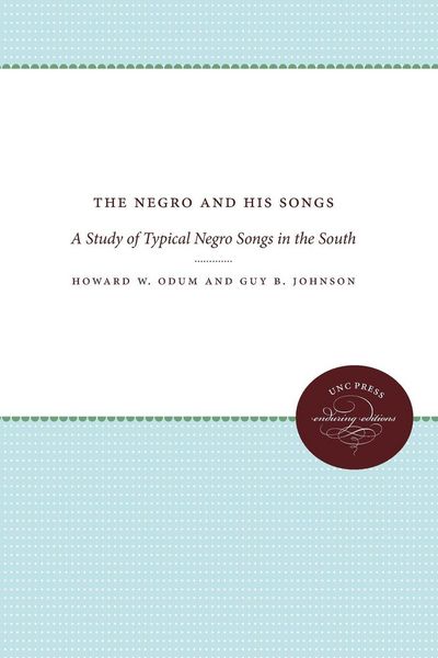 Produktbild: The Negro and His Songs
