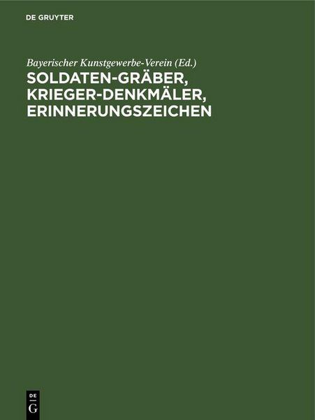 Produktbild: Soldaten-Gr&auml;ber, Krieger-Denkm&auml;ler, Erinnerungszeichen