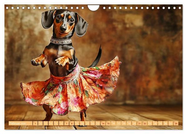 Produktbild: Lustige Sportarten f&uuml;r Hunde (Wandkalender 2026 DIN A4 quer), CALVENDO Monatskalender