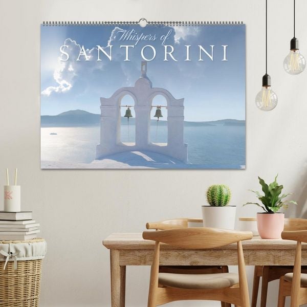 Produktbild: Whispers of Santorini (Wall Calendar 2026 DIN A2 landscape), CALVENDO 12 Month Wall Calendar