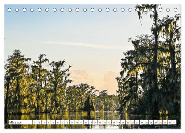 Produktbild: Louisiana - S&uuml;mpfe und Plantagenh&auml;user (Tischkalender 2026 DIN A5 quer), CALVENDO Monatskalender