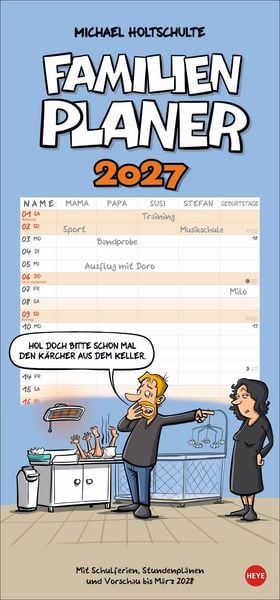 Produktbild: Michael Holtschulte: Familienplaner 2027