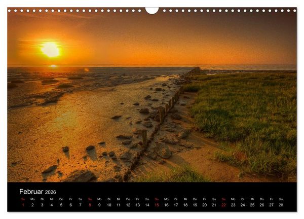 Produktbild: Sylt Morsumer Kliffabende Fotografien von Tobias Thiele (Wandkalender 2026 DIN A3 quer), CALVENDO Monatskalender